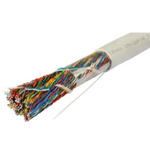 Cabeus UTP-100P-Cat.5-IN Кабель витая пара UTP (U/UTP), категория 5, 100 пар (24 AWG), одножильный (solid), PVC нг(А)-LS