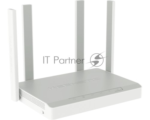 Роутер беспроводной Keenetic Sprinter (KN-3710) с Mesh Wi-Fi 6 AX1800, 4-портовым Smart-коммутатором и переключателем режима роутер/ретранслятор