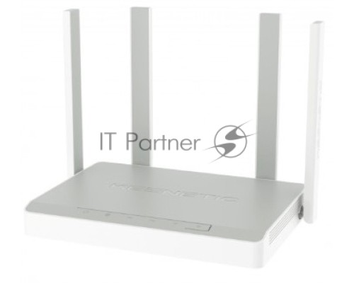 Роутер беспроводной Keenetic Sprinter (KN-3710) с Mesh Wi-Fi 6 AX1800, 4-портовым Smart-коммутатором и переключателем режима роутер/ретранслятор