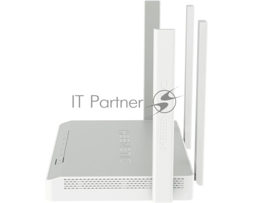 Роутер беспроводной Keenetic Sprinter (KN-3710) с Mesh Wi-Fi 6 AX1800, 4-портовым Smart-коммутатором и переключателем режима роутер/ретранслятор