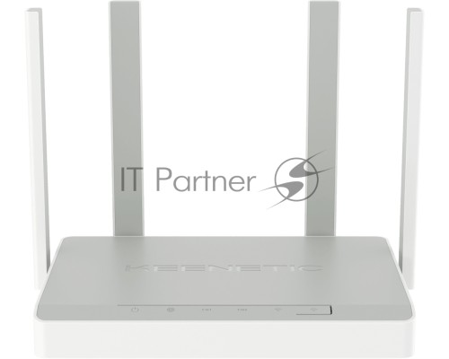 Роутер беспроводной Keenetic Sprinter (KN-3710) с Mesh Wi-Fi 6 AX1800, 4-портовым Smart-коммутатором и переключателем режима роутер/ретранслятор