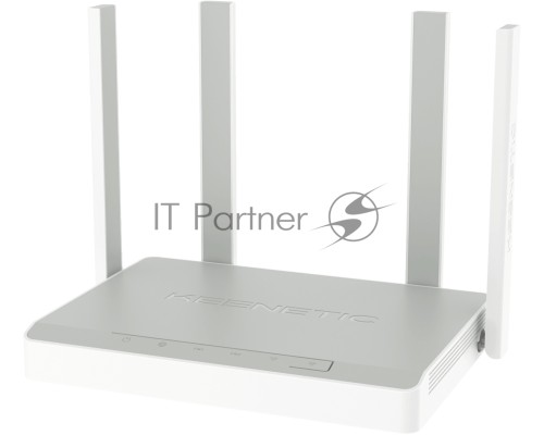 Роутер беспроводной Keenetic Sprinter (KN-3710) с Mesh Wi-Fi 6 AX1800, 4-портовым Smart-коммутатором и переключателем режима роутер/ретранслятор