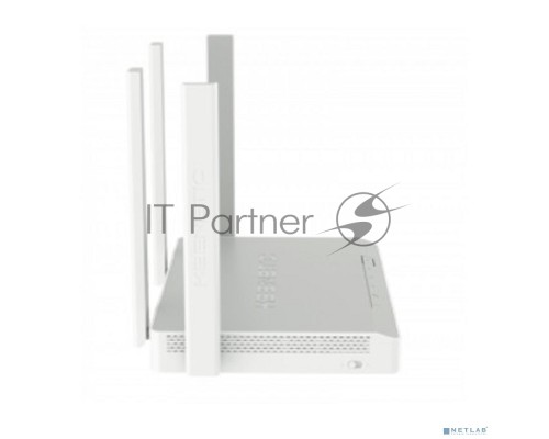 Роутер беспроводной Keenetic Sprinter (KN-3710) с Mesh Wi-Fi 6 AX1800, 4-портовым Smart-коммутатором и переключателем режима роутер/ретранслятор