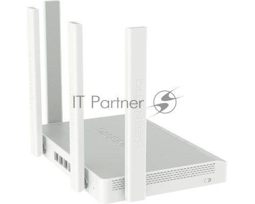 Роутер беспроводной Keenetic Sprinter (KN-3710) с Mesh Wi-Fi 6 AX1800, 4-портовым Smart-коммутатором и переключателем режима роутер/ретранслятор