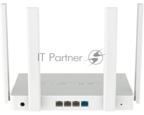 Роутер беспроводной Keenetic Sprinter (KN-3710) с Mesh Wi-Fi 6 AX1800, 4-портовым Smart-коммутатором и переключателем режима роутер/ретранслятор