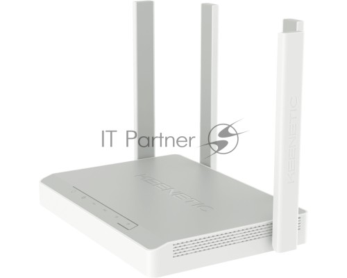 Роутер беспроводной Keenetic Sprinter (KN-3710) с Mesh Wi-Fi 6 AX1800, 4-портовым Smart-коммутатором и переключателем режима роутер/ретранслятор