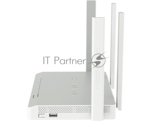 Роутер беспроводной Keenetic Hopper (KN-3810) с Mesh Wi-Fi 6 AX1800, 4-портовым Smart-коммутатором и многофункциональным портом USB 3.0