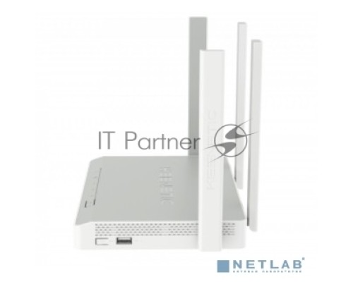 Роутер беспроводной Keenetic Hopper (KN-3810) с Mesh Wi-Fi 6 AX1800, 4-портовым Smart-коммутатором и многофункциональным портом USB 3.0