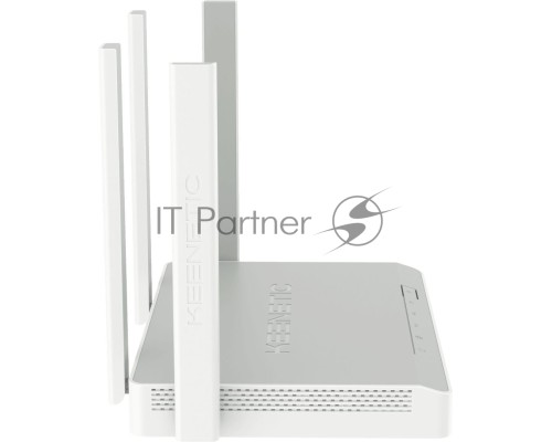 Роутер беспроводной Keenetic Hopper (KN-3810) с Mesh Wi-Fi 6 AX1800, 4-портовым Smart-коммутатором и многофункциональным портом USB 3.0