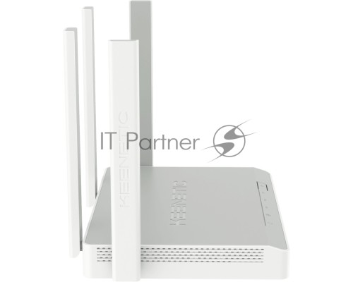 Роутер беспроводной Keenetic Hopper (KN-3810) с Mesh Wi-Fi 6 AX1800, 4-портовым Smart-коммутатором и многофункциональным портом USB 3.0