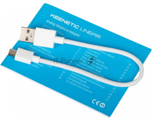 USB-адаптер Keenetic Linear (KN-3110)для двух аналоговых телефонов