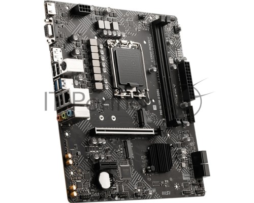 Материнская плата MSI PRO H610M-G DDR4, LGA 1700, Intel H610, 2xDDR4, 4xSATA, 1xM.2, 1xPCI-E 4.0 x16, 1xPCI-E 3.0 x1, 1xHDMI, 1xDisplayPort, 1xVGA, 1xRJ45 1Gb, 2xUSB-A 3.2 Gen 1, 4xUSB-A 2.0, 3x3.5мм, 7.1, Micro-ATX