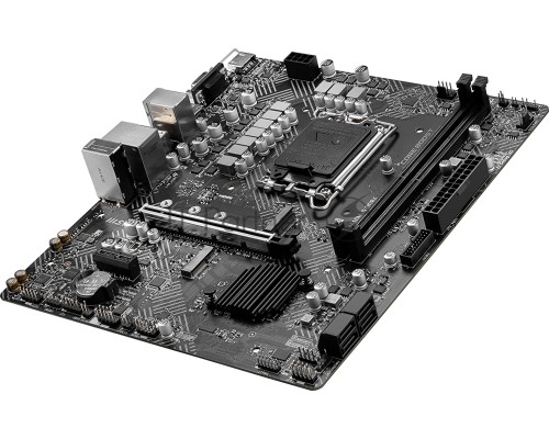 Материнская плата MSI PRO H610M-G DDR4, LGA 1700, Intel H610, 2xDDR4, 4xSATA, 1xM.2, 1xPCI-E 4.0 x16, 1xPCI-E 3.0 x1, 1xHDMI, 1xDisplayPort, 1xVGA, 1xRJ45 1Gb, 2xUSB-A 3.2 Gen 1, 4xUSB-A 2.0, 3x3.5мм, 7.1, Micro-ATX