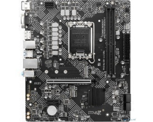 Материнская плата MSI PRO H610M-G DDR4, LGA 1700, Intel H610, 2xDDR4, 4xSATA, 1xM.2, 1xPCI-E 4.0 x16, 1xPCI-E 3.0 x1, 1xHDMI, 1xDisplayPort, 1xVGA, 1xRJ45 1Gb, 2xUSB-A 3.2 Gen 1, 4xUSB-A 2.0, 3x3.5мм, 7.1, Micro-ATX