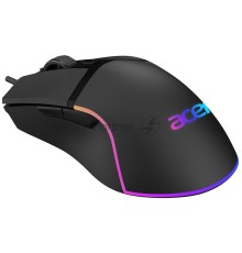 Мышь проводная Acer OMW121 черный, 6400 dpi, USB, кнопки - 6