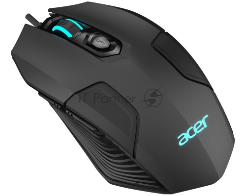 Мышь проводная Acer OMW170 черный, 3200 dpi, USB, кнопки - 6