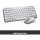 Клавиатура беспроводная Logitech MX Keys MINI Pale Grey (920-010502)
