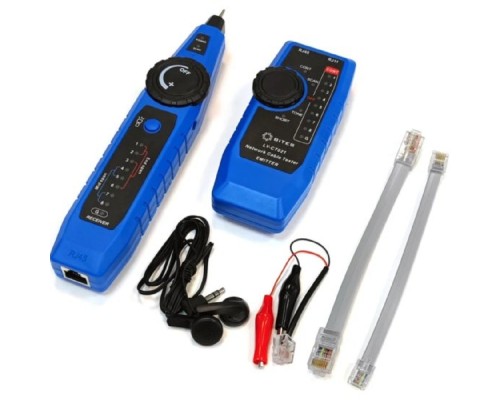 [Набор инструментов] 5bites Тестер-трассоискатель кабеля LY-CT012 UTP / STP / BNC / VFL / POE / TDR / LCD / FLASH