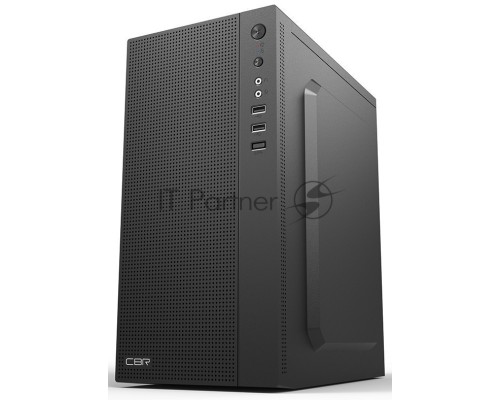 Компьютерный корпус CBR PCC-MATX-MX08-WPSU mATX Minitower MX08, без БП, 2*USB 2.0, HD Audio+Mic, Black