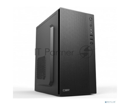 Компьютерный корпус CBR PCC-MATX-MX08-WPSU mATX Minitower MX08, без БП, 2*USB 2.0, HD Audio+Mic, Black
