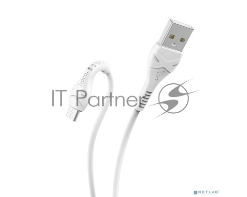 Кабель USB Micro/ HOCO HC-10505 X37/ 1m/ 2.4A/ White
