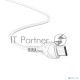Кабель USB Micro/ HOCO HC-10505 X37/ 1m/ 2.4A/ White