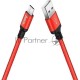 Кабель HOCO X14 красный/черный HC-62851, USB - microUSB, 1m, 2A, Нейлон