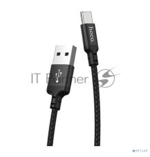 Кабель HOCO X14 черный HC-62868 USB - USB Type-C, 1m, 2A, Нейлон