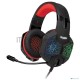 Игровые наушники с микрофоном SVEN AP-U988MV, черный-красный (USB, LED, 7.1)
