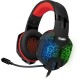 Игровые наушники с микрофоном SVEN AP-U988MV, черный-красный (USB, LED, 7.1)