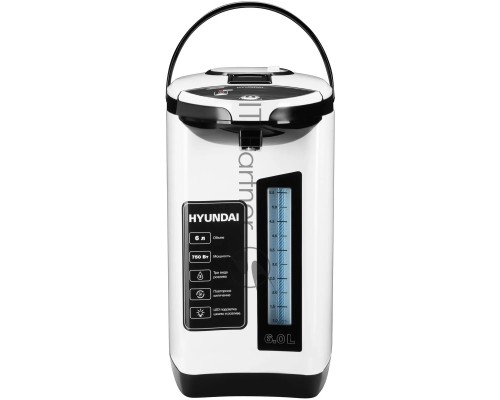 Термопот Hyundai HYTP-3850 6л. 750Вт белый/черный