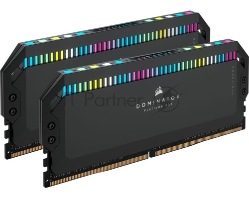 Память DDR5 2x32Gb 5200MHz Corsair CMT64GX5M2B5200C40 DOMINATOR PLATINUM RGB RTL PC5-41600 CL40 DIMM 288-pin 1.25В