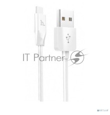 Кабель USB Type-C/ HOCO HC-32045 X1/ 1m/ 2.1A/ White