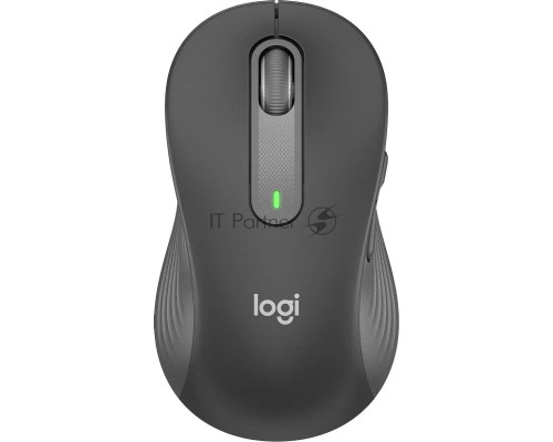 Мышь беспроводная Logitech Signature M650 L LEFT графитовый, 4000 dpi, радиоканал, Bluetooth, USB, кнопки - 5