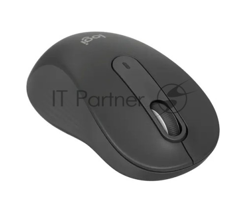 Мышь беспроводная Logitech Signature M650 L LEFT графитовый, 4000 dpi, радиоканал, Bluetooth, USB, кнопки - 5