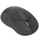 Мышь беспроводная Logitech Signature M650 L LEFT графитовый, 4000 dpi, радиоканал, Bluetooth, USB, кнопки - 5