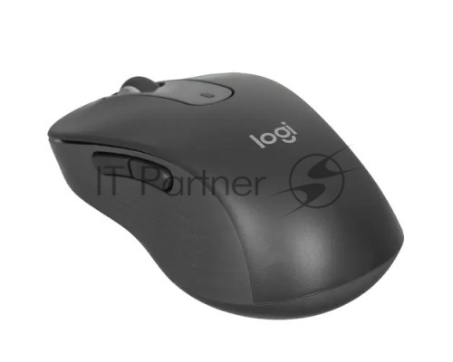 Мышь беспроводная Logitech Signature M650 L LEFT графитовый, 4000 dpi, радиоканал, Bluetooth, USB, кнопки - 5