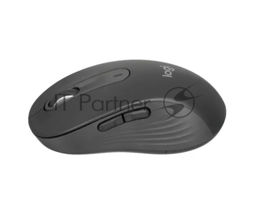 Мышь беспроводная Logitech Signature M650 L LEFT графитовый, 4000 dpi, радиоканал, Bluetooth, USB, кнопки - 5