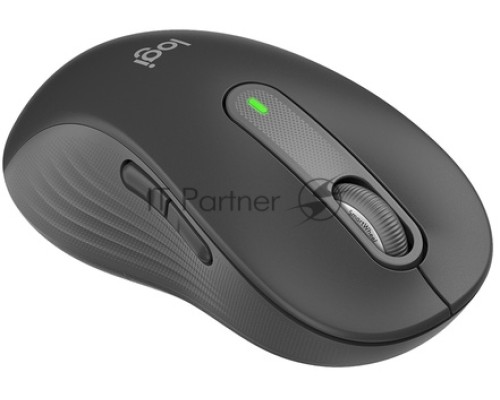Мышь беспроводная Logitech Signature M650 L LEFT графитовый, 4000 dpi, радиоканал, Bluetooth, USB, кнопки - 5