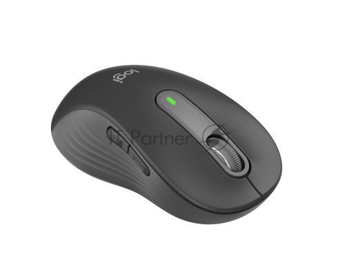 Мышь беспроводная Logitech Signature M650 L LEFT графитовый, 4000 dpi, радиоканал, Bluetooth, USB, кнопки - 5