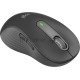Мышь беспроводная Logitech Signature M650 L LEFT графитовый, 4000 dpi, радиоканал, Bluetooth, USB, кнопки - 5