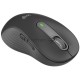Мышь беспроводная Logitech Signature M650 L LEFT графитовый, 4000 dpi, радиоканал, Bluetooth, USB, кнопки - 5