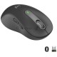 Мышь беспроводная Logitech Signature M650 L LEFT графитовый, 4000 dpi, радиоканал, Bluetooth, USB, кнопки - 5