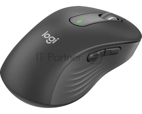 Мышь беспроводная Logitech Signature M650 L LEFT графитовый, 4000 dpi, радиоканал, Bluetooth, USB, кнопки - 5