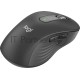 Мышь беспроводная Logitech Signature M650 L LEFT графитовый, 4000 dpi, радиоканал, Bluetooth, USB, кнопки - 5