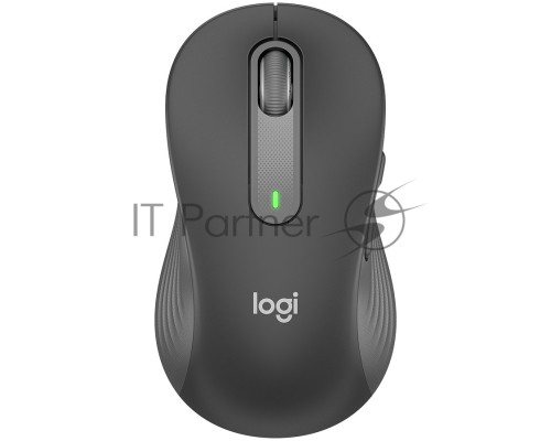 Мышь беспроводная Logitech Signature M650 L LEFT графитовый, 4000 dpi, радиоканал, Bluetooth, USB, кнопки - 5