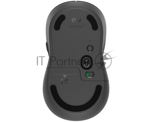 Мышь беспроводная Logitech Signature M650 L LEFT графитовый, 4000 dpi, радиоканал, Bluetooth, USB, кнопки - 5
