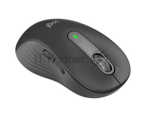 Мышь беспроводная Logitech Signature M650 L LEFT графитовый, 4000 dpi, радиоканал, Bluetooth, USB, кнопки - 5