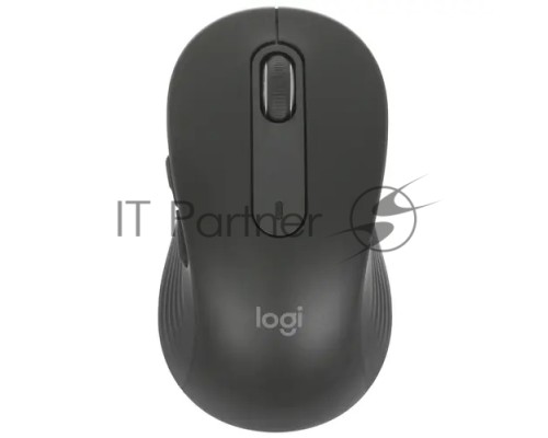 Мышь беспроводная Logitech Signature M650 L LEFT графитовый, 4000 dpi, радиоканал, Bluetooth, USB, кнопки - 5