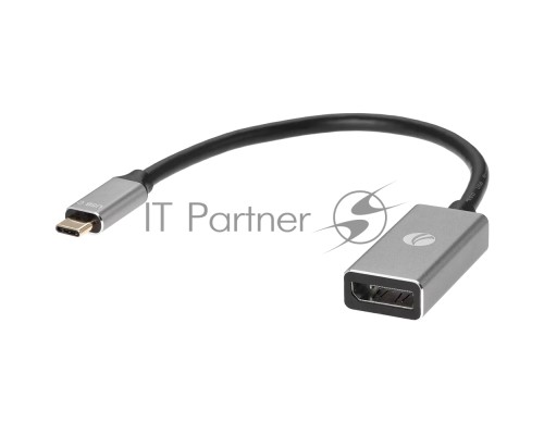 Адаптер USB Type-Cm---->DP(f) 1.4v, 8K@ 60Hz, Alum  Shell,VCOM <CU480M>